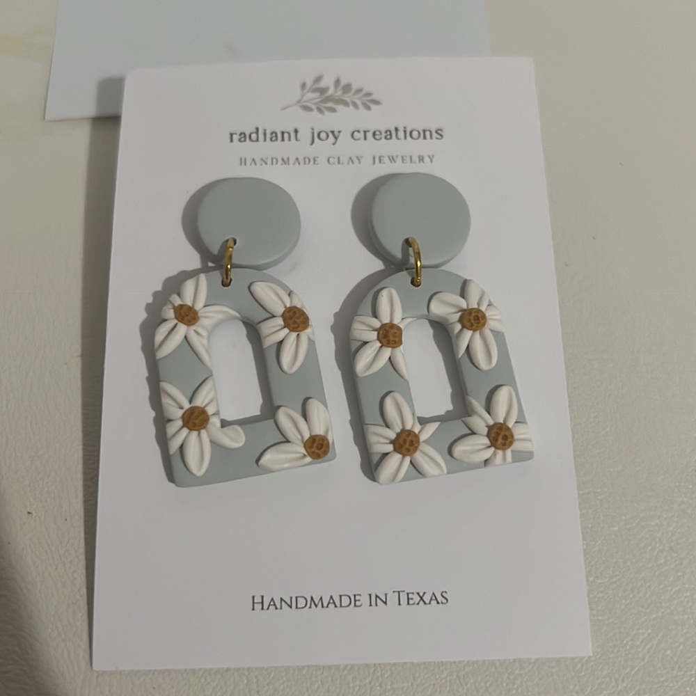 Clay earrings